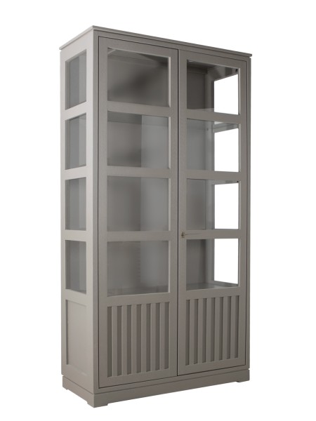 Vitrine Casaverde 2-türig Glasvitrine Vitrinenschrank Pinie Massivholz