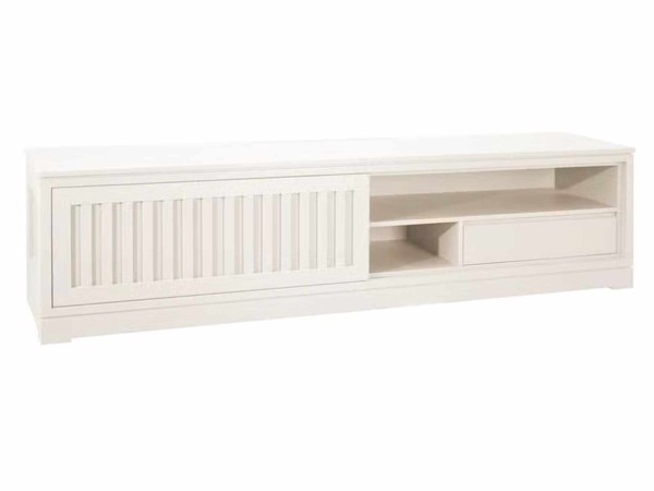 TV Lowboard Casaverde mit 1 Schiebetür Pinie Massivholz