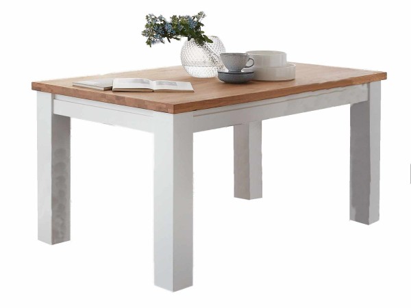 Esstisch Esszimmer Tisch Olbia 140x95cm Pinie Nordica weiß Ausstellungsstück
