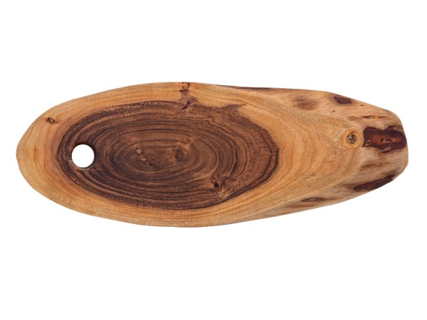 Servierbrett Baumscheibe 34x16cm / 52x24cm Schneidebrett Akazie