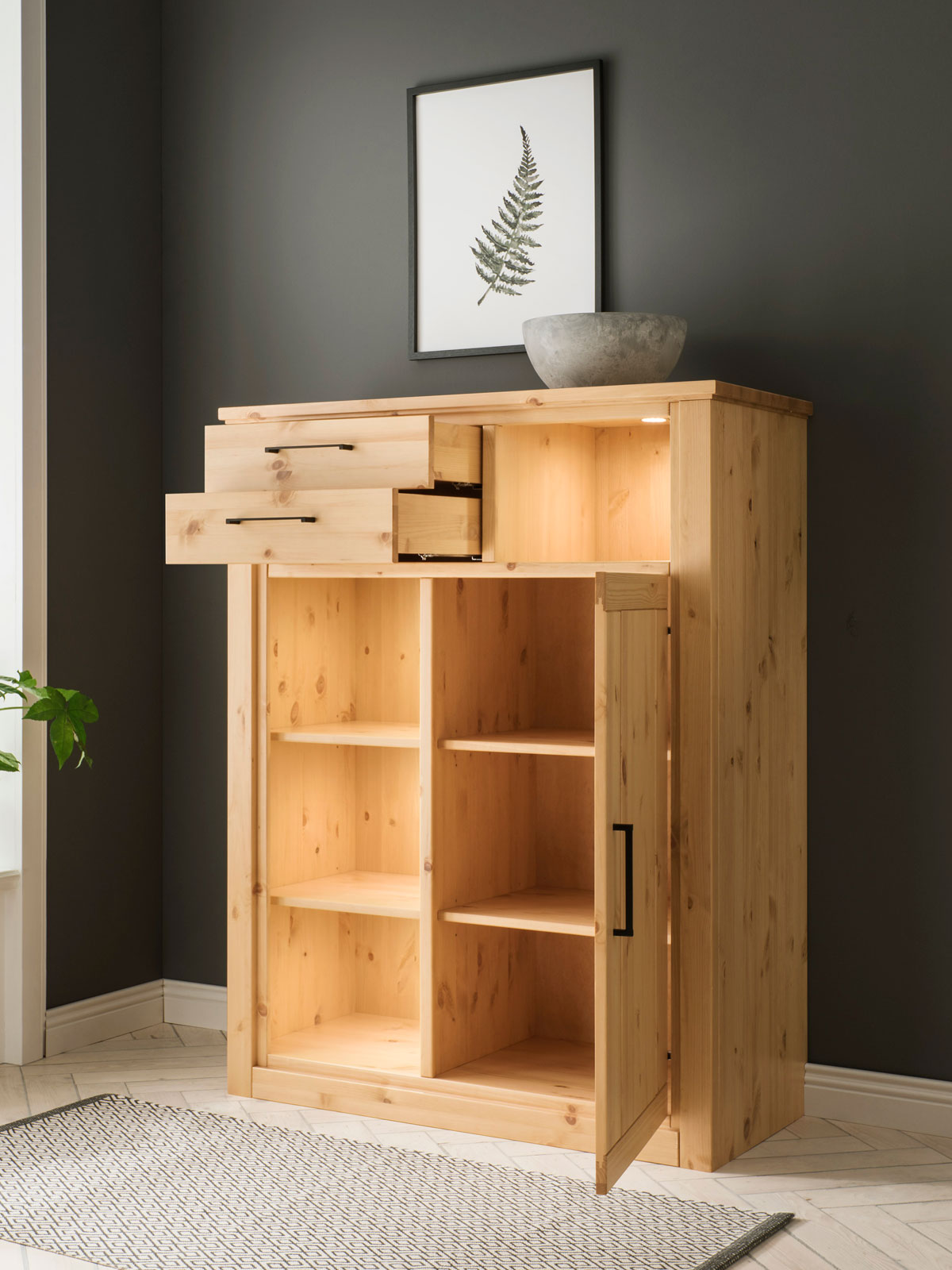 Regal Mit Türen Schmal