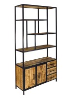 Vorschau: Bücherregal Standregal Liverpool Regal 98x190x36cm Metall-Gestell Vorschau: Bücherregal Standregal Liverpool Regal 98x190x36cm Metall-Gestell