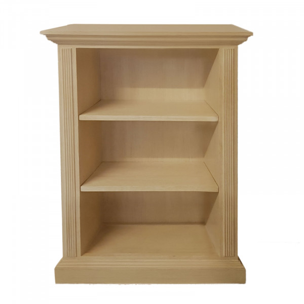 Bücher Regal Bücher Schrank Casapino B 96 x H 125 x T 35 cm 3 Fächer breit Pinie massiv