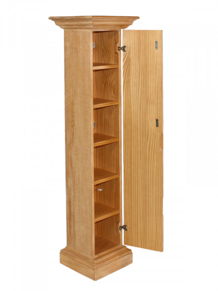 Säulenschrank Blumensäule Duett Höhe 132 cm 1 Tür Pinie massiv