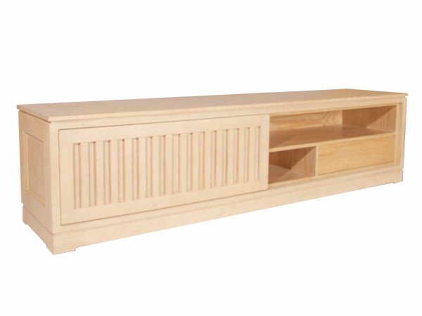 TV Lowboard Casaverde mit 1 Schiebetür Pinie Massivholz