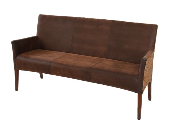 Polster-Rattanbank Bilbao vollgepolstert Polster prairie brown