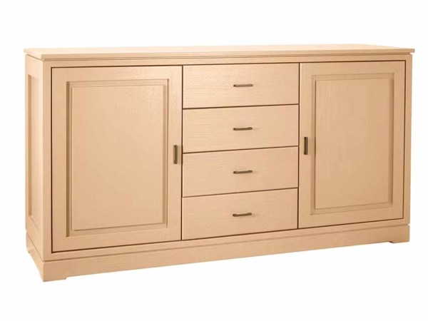 Sideboard Casaventi 2-türig mit 4 Schubladen Pinie Massivholz