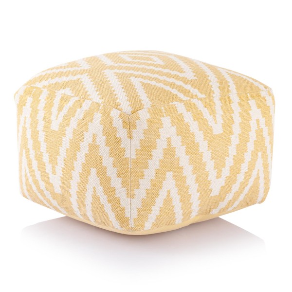 Fusshocker Pouf Sitzwürfel Kelim 50x35x50cm Bodenkissen Baumwolle