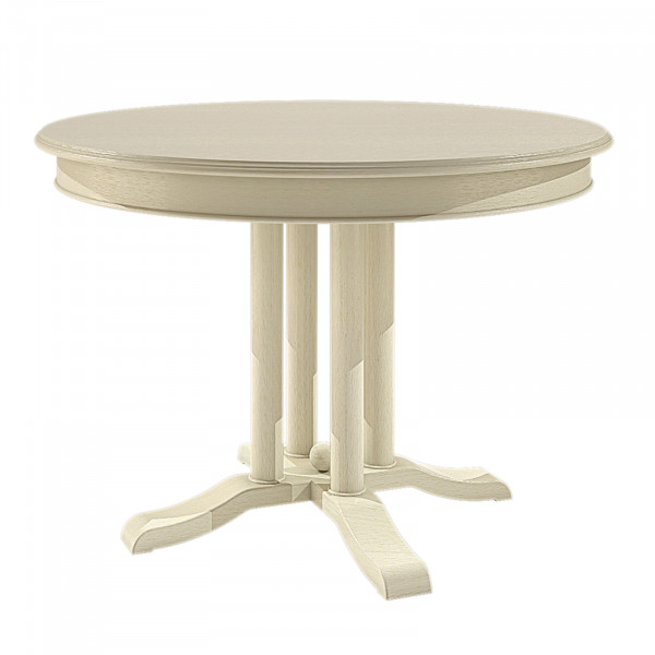 Esstisch Tisch rund ausziehbar ø 110 cm Allegro mit Klappeinlage Pinie massiv