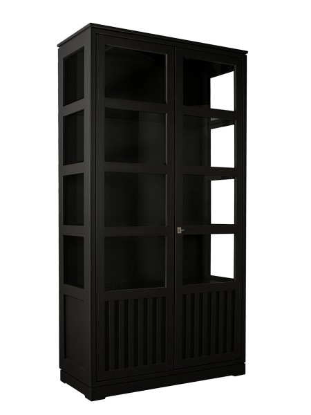 Vitrine Casaverde 2-türig Glasvitrine Vitrinenschrank Pinie Massivholz