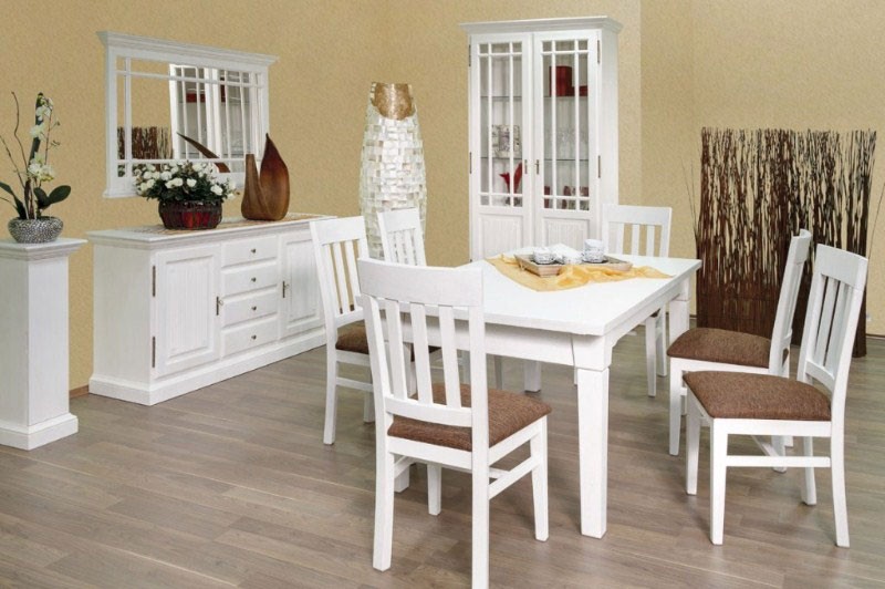 Esstisch Esszimmer-Tisch 180 x 95 mit 2 Vorkopfauszügen, Pinie massiv