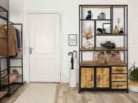 Vorschau: Bücherregal Standregal Liverpool Regal 98x190x36cm Metall-Gestell Vorschau: Bücherregal Standregal Liverpool Regal 98x190x36cm Metall-Gestell