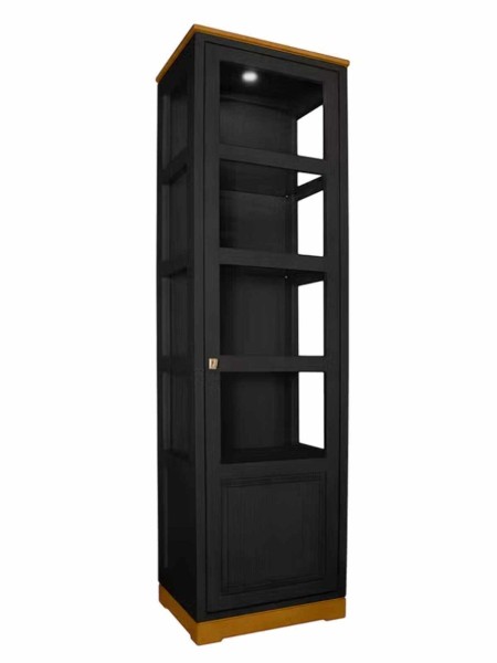 Vitrine Casaventi 1-türig Pinie Massivholz