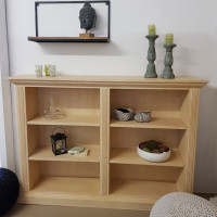 Bücher Regal Bücher Schrank Casapino B 175 x H 125 x T 35 cm 6 Fächer breit Pinie massiv Bücher Regal Bücher Schrank Casapino B 175 x H 125 x T 35 cm 6 Fächer breit Pinie massiv