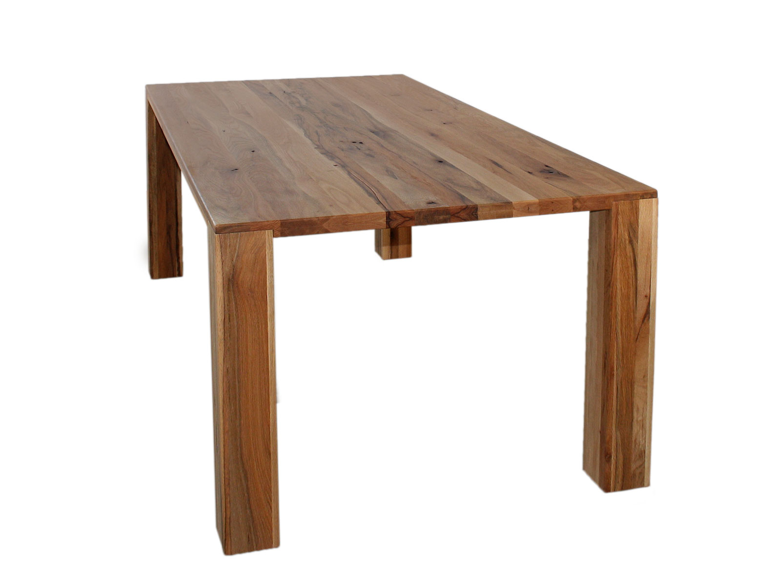 Esstisch Massivholz Tisch Chicago 200 X 100 Cm Balkeneiche Casamia Wohnen