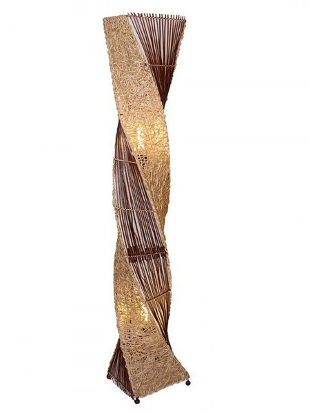 Stehlampe Stimmungsleuchte Marco Höhe 150 cm eckige verdrehte Form