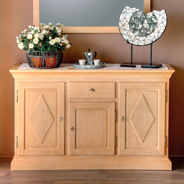 Anrichte Sideboard Grande Holzfront, 3 Türen und 1 Schublade