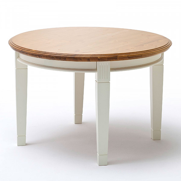 Esstisch Küchen-Tisch Padua rund ø 120 cm Pinie Nordica massiv