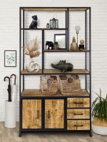 Vorschau: Bücherregal Standregal Liverpool Regal 98x190x36cm Metall-Gestell Vorschau: Bücherregal Standregal Liverpool Regal 98x190x36cm Metall-Gestell