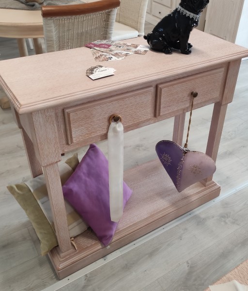 Wandkonsole Duett Pinie massiv 2 Holzschübe Pinie massiv