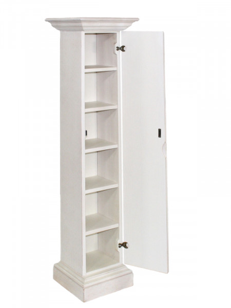 Säulenschrank Blumensäule Duett Höhe 132 cm 1 Tür Pinie massiv