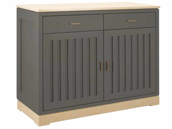 Sideboard Casaverde 2-türig mit 2 Schubladen Pinie Massivholz