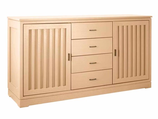 Sideboard Casaverde 2-türig mit 4 Schubladen Pinie Massivholz