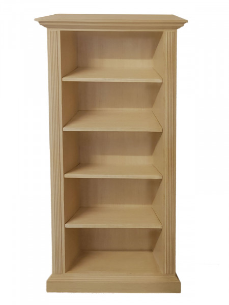 Bücher Regal Bücher Schrank Casapino B 96 x H 215 x T 35 cm 5 Fächer breit Pinie massiv