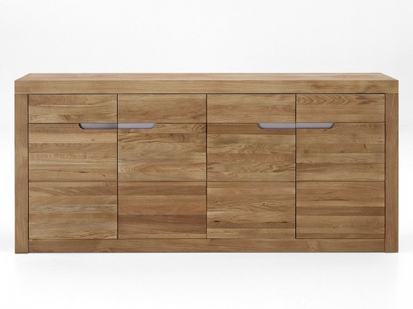 Sideboard Massivholz Anrichte Kommode B 200 x H 90 x T 44 cm Bergen Wildeiche massiv