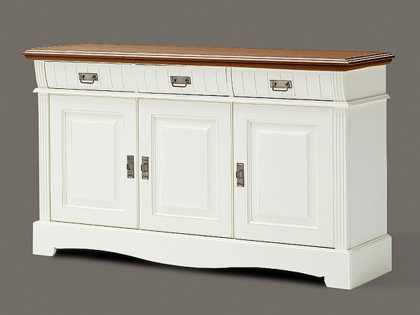 Sideboard Kommode Anrichte Padua 3 Schubladen 3 Türen 157x91x47cm