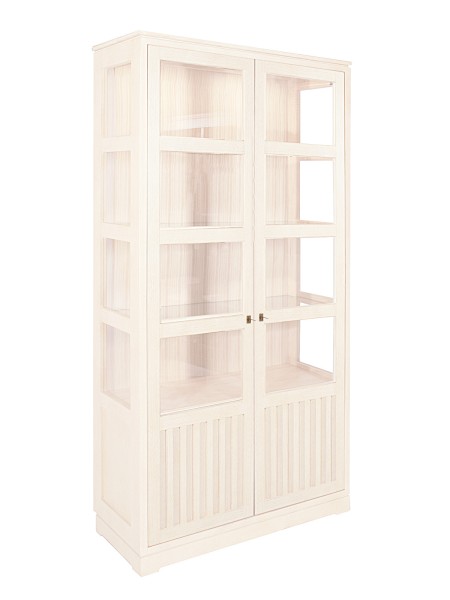 Vitrine Casaverde 2-türig Glasvitrine Vitrinenschrank Pinie Massivholz