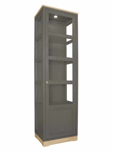 Vitrine Casaventi 1-türig Pinie Massivholz