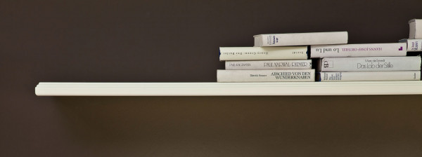 Wandbord Bücherregal Padua 125 cm breit panna Pinie Nordica massiv