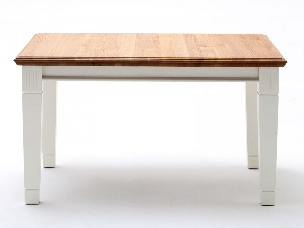 Esstisch Küchen-Tisch Novara 95/100/120/140/160/180 x 80/95 cm Pinie Nordica weiß Wildeiche massiv