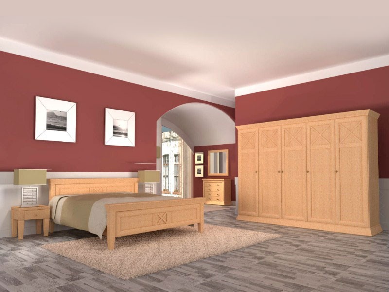 Moderne Schlafzimmer Mobel Aus Massivholz Betten Kleiderschranke