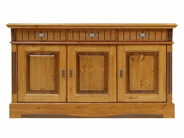 Sideboard Kommode Anrichte Florenz 3 Schubladen 3 Türen Pinie Nordica massiv