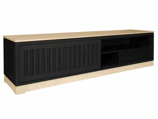 TV Lowboard Casaverde mit 1 Schiebetür Pinie Massivholz