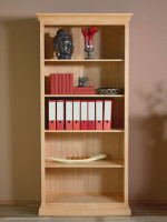 Bücherregal Regal-Schrank Grande mit 4 Regalböden Pinie massiv Bücherregal Regal-Schrank Grande mit 4 Regalböden Pinie massiv