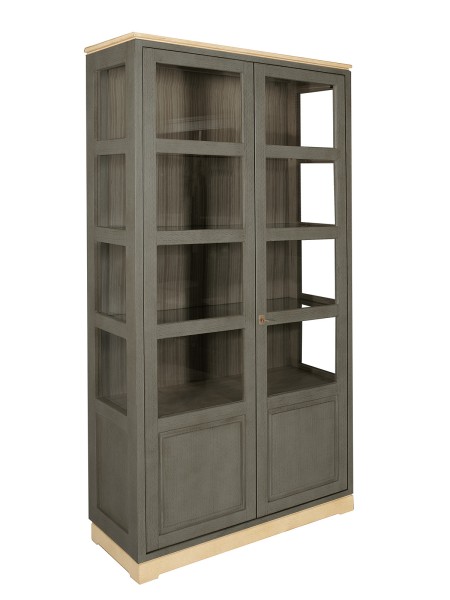 Vitrine Casaventi 2-türig Glasvitrine Vitrinenschrank Pinie Massivholz