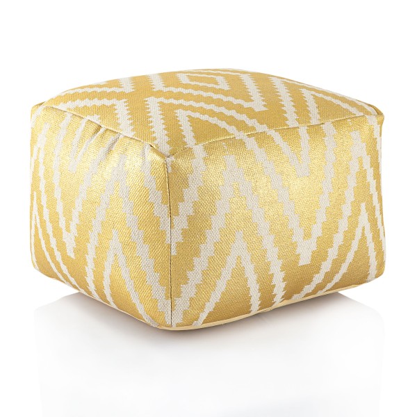Fusshocker Pouf Sitzwürfel Kelim 50x35x50cm Bodenkissen Baumwolle