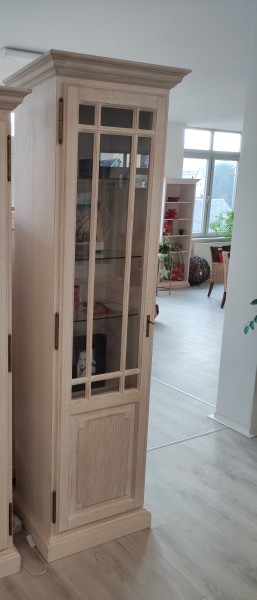 Glasvitrine Duett 1-türig B 64 cm Pinie massiv Ausstellungsstück