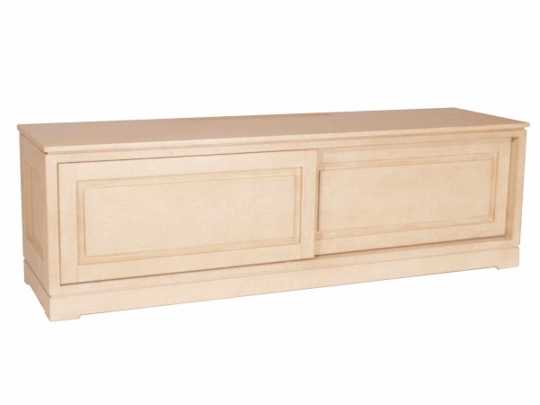 TV Lowboard Casaventi mit 2 Schiebetüren Pinie Massivholz