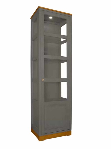 Vitrine Casaventi 1-türig Pinie Massivholz