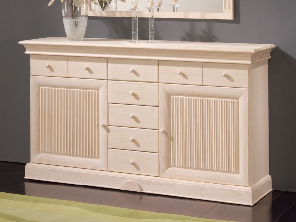 Sideboard Anrichte Terrano 2 Türen, 7 Schubladen in 6 Farben