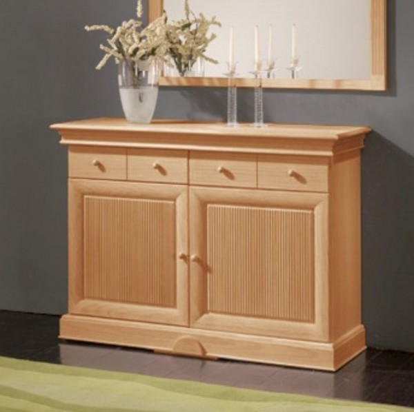 Anrichte Sideboard 2-türig Terrano mit Wellenprofil