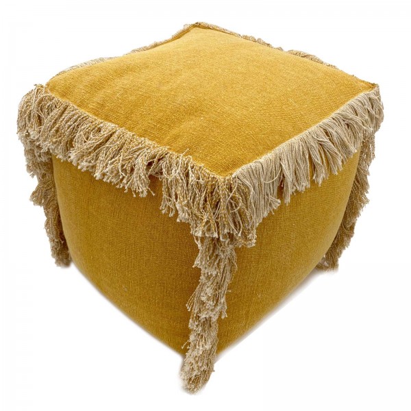 Bodenkissen 2. Wahl Sitzhocker Sitzpouf 40x40 cm Sitzwürfel Sitzpuff Fußhocker Stonewashed